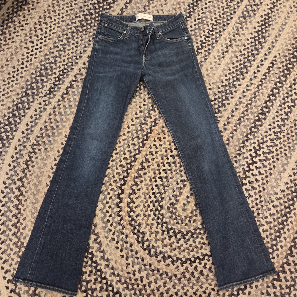 Paper Denim & Cloth Flare Jeans in Deep Blue